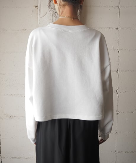 REMAKE Flower Pattern Sweat WH