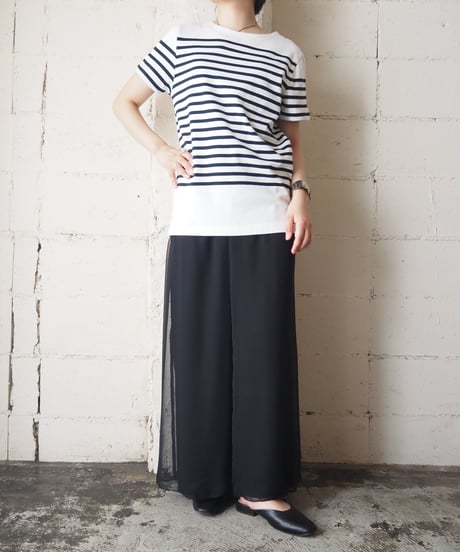 Shortsleeve Basque Shirt NVWH