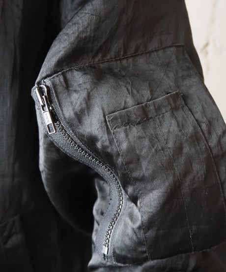 Satin MA-1 Jacket BK