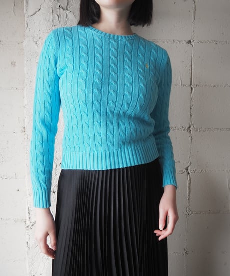 RALPH LAUREN SPORT Cable Knit LBL