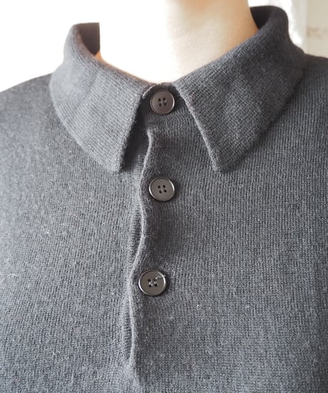agnes b. Polo Knit BK
