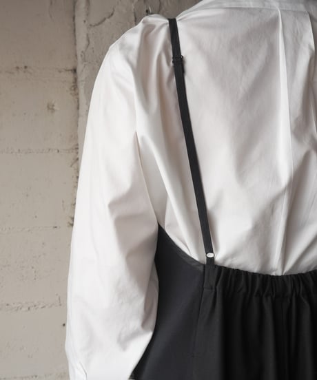 REMAKE Patchwork Camisole Dress BKGRNV