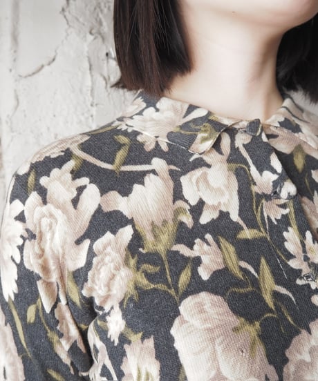Pringle Flower Pattern Cashmere Knit BK IV
