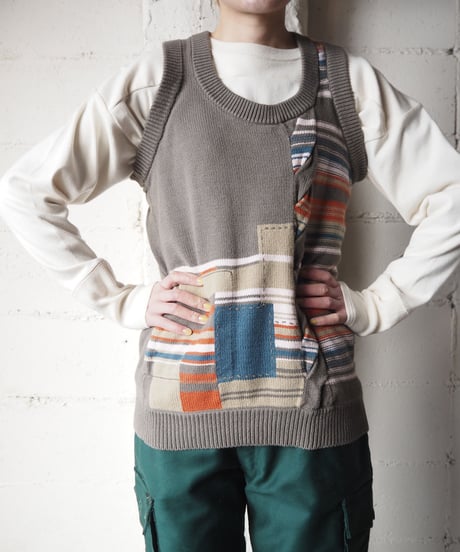 "KENZO" Design U Neck Vest GR