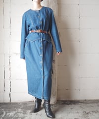 NINA PICCALINO Denim Long Dress BL