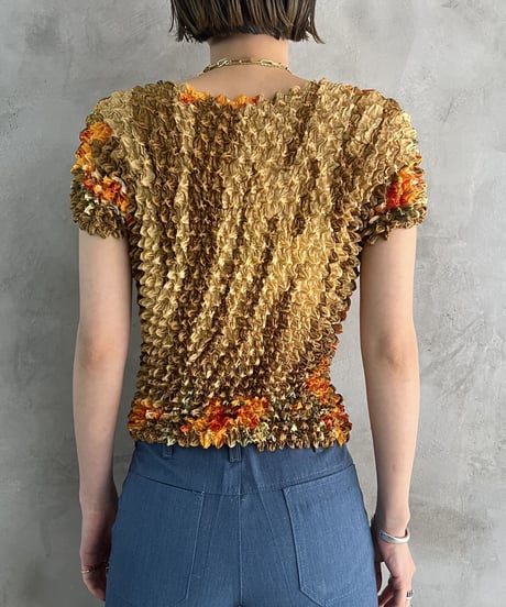 Popcorn Short Sleeve Tops BEOR