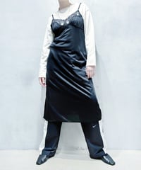 Lace Trim Camisole Dress BK