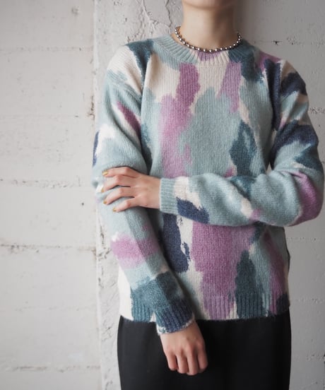 Painted Pattern Sweater LBLPUR