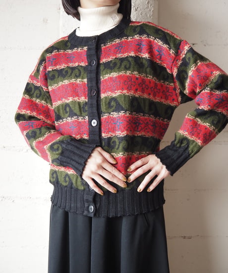 Pattern Knit Cardigan REGN