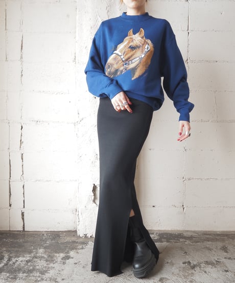 Horse Print Sweat NVBR