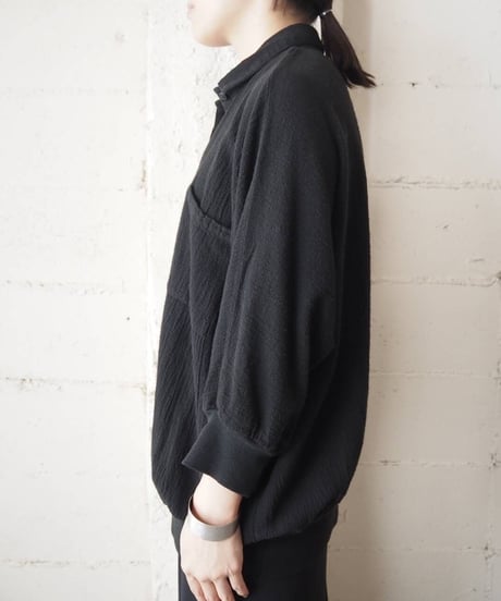 Polo Neck Sweat Shirt BK