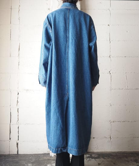 Long Denim Coat BL