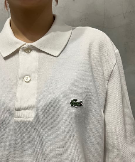 LACOSTE  Remake Cropped Polo Shirt WH