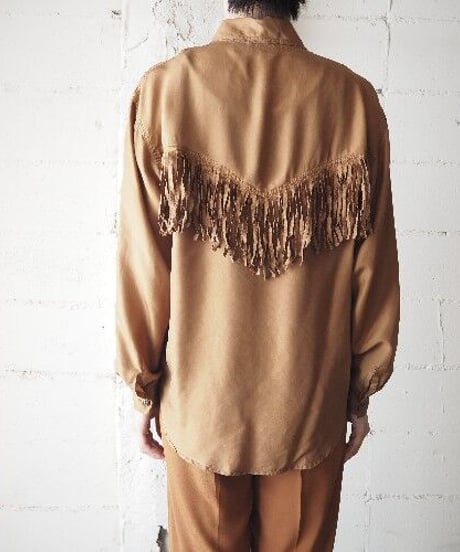 Silk Fringe Shirt BR