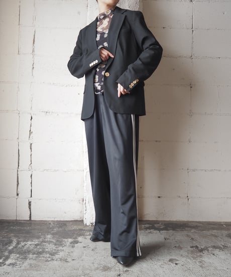 LAUREN Gold Button Tailored Jacket BK