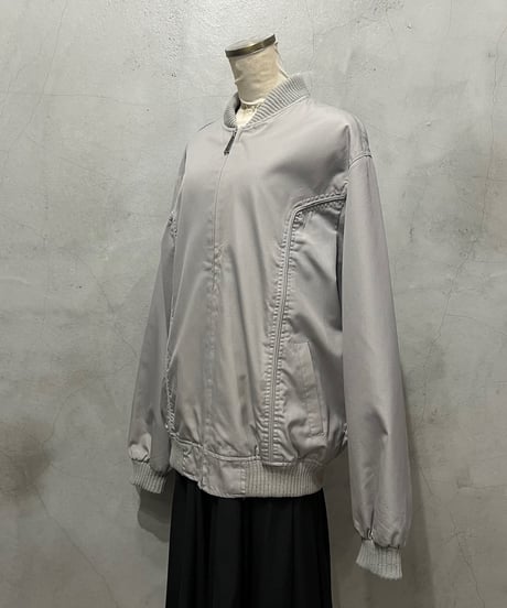 Rib Cuff Zip Up Blouson GR