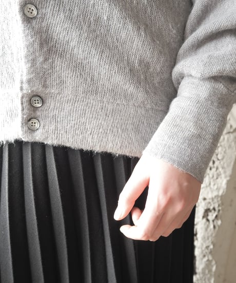 LACOSTE Vneck Cardigan LGR