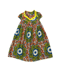 Flower Pattern Batik Dress YEBLOR