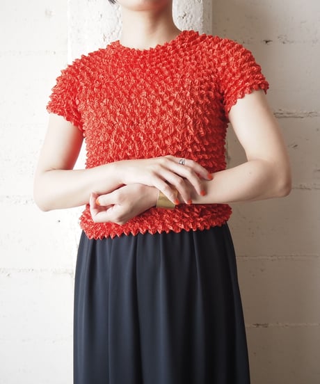 Short Sleeve Popcorn Tops RE