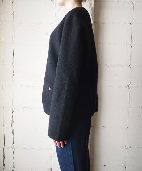 Wool Cardigan Jacket BK