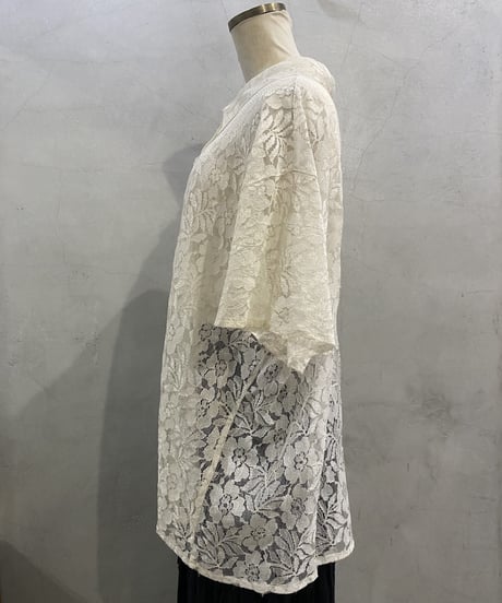 S/S Lace Shirt WH