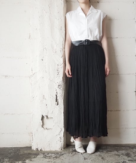 1950～60's Wing Collar Sleeveless Shirt WH