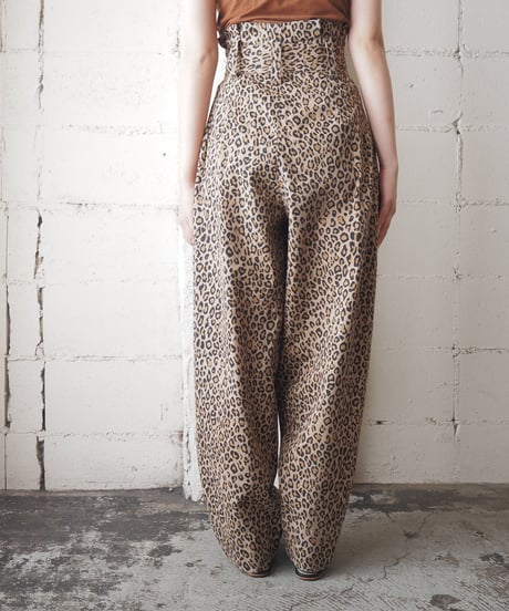 Mes Demoiselle High Waist Leopard Pants BE