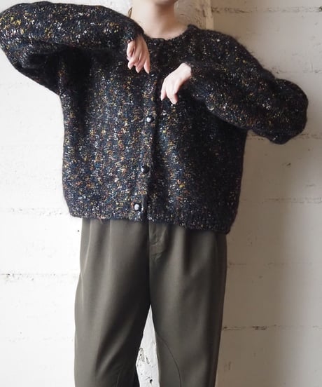 Mix Color Knit Cardigan GNWH