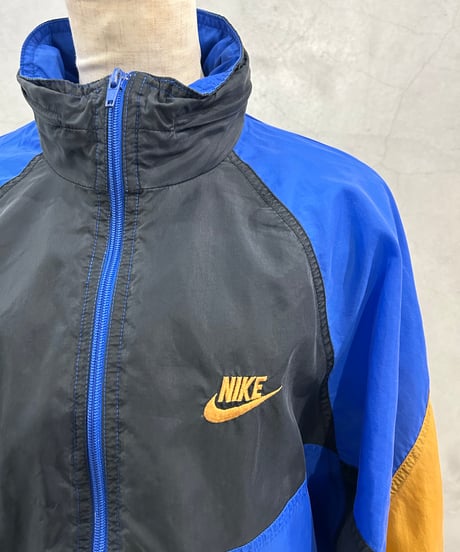 NIKE Stand collar Zip Up Jacket BK BL