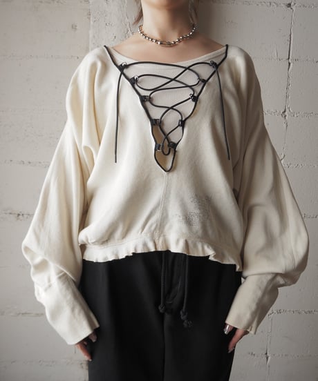 REMAKE 1950's USARMY Under Pants Stitch Tops IVBK