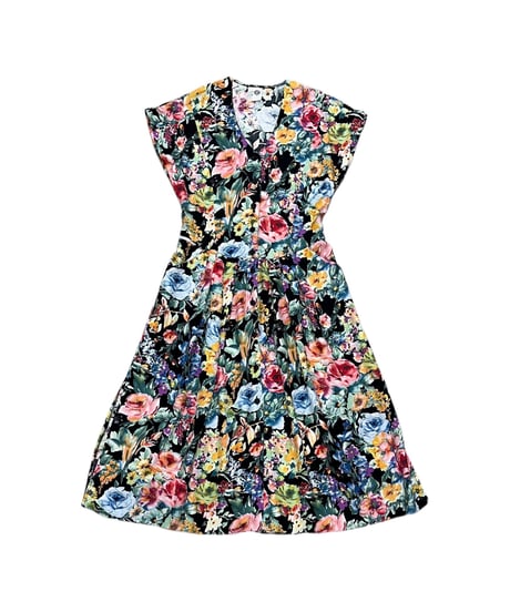 F/S Flower Pattern Dress BKPI