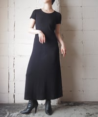 Short Sleeve Tight Dress BK