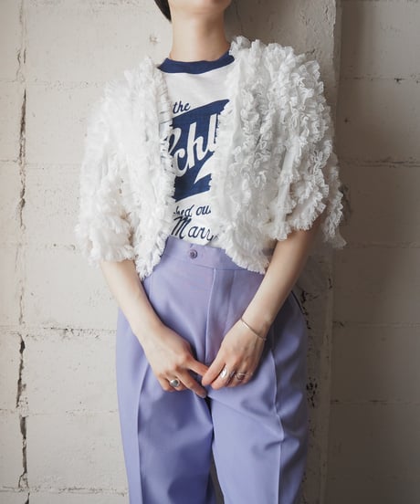 1970's Frill Lace Jacket WH