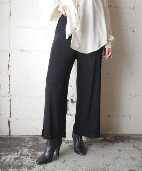 Spandex Mix Easy Pants BK