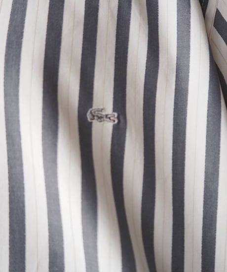 Remake LACOSTE Stripe Short Shirt GRWH