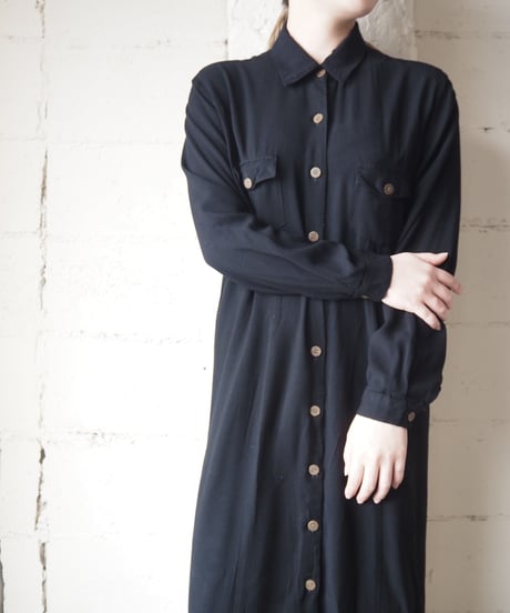 Front Bottom Long Shirt Dress