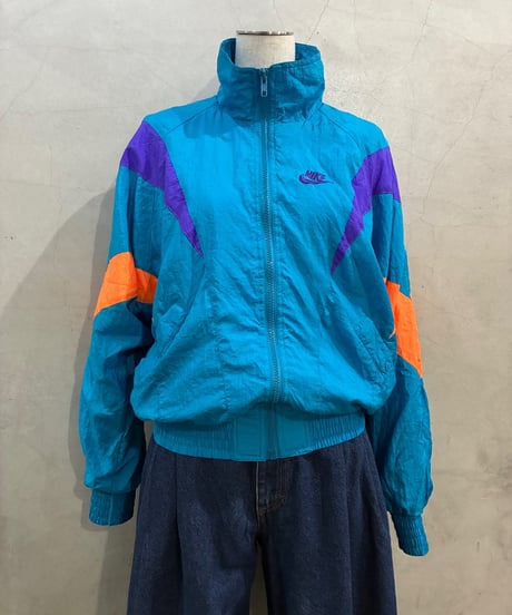 1990's NIKE Tricolor Nylon Jacket LBLPUROR