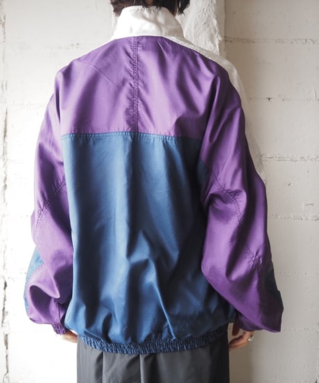 NIKE Tricolor Nylon Jacket PURNVWH
