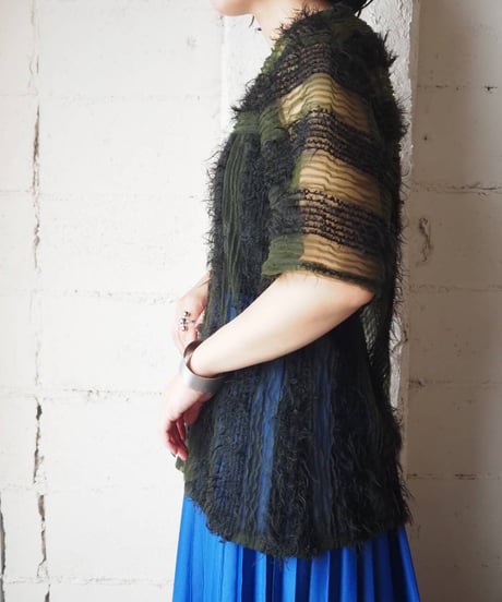 Shaggy × Sheer Stripe Tops