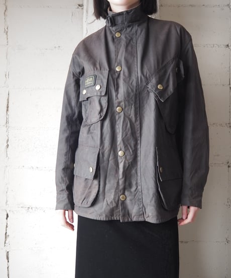 Barbour INTERNATIONAL Oiled Jacket DBR