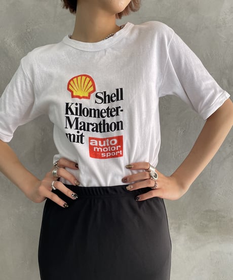 Shell Print Tee WH