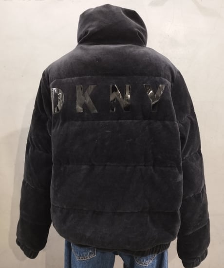 DKNY Suede Down Jacket BK