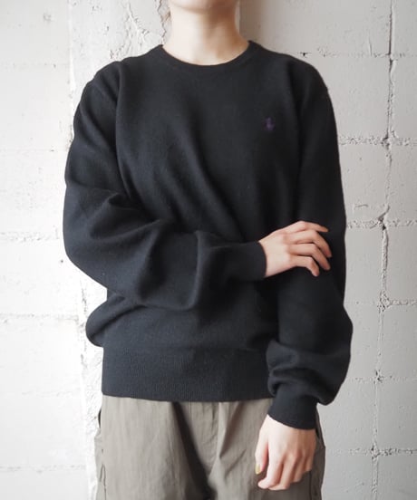 Ralph Lauren One Point Wool Sweater BK