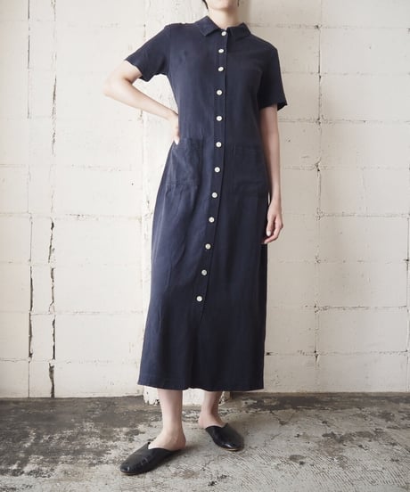 Front Button S/S Shirt Dress NV