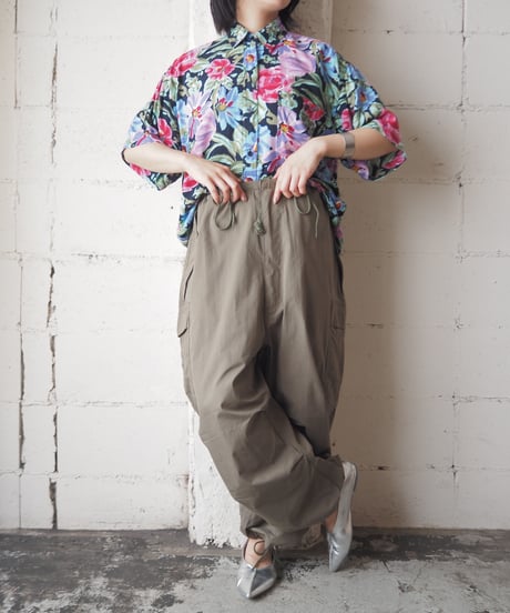 Flower Pattern Rayon Shirt PIGN