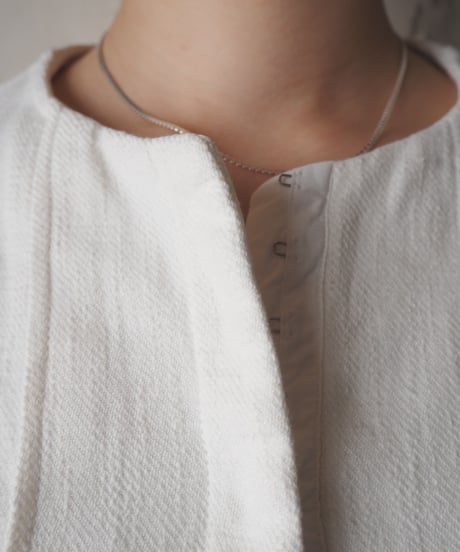 JIL SANDER Collarless Hook Jacket IV