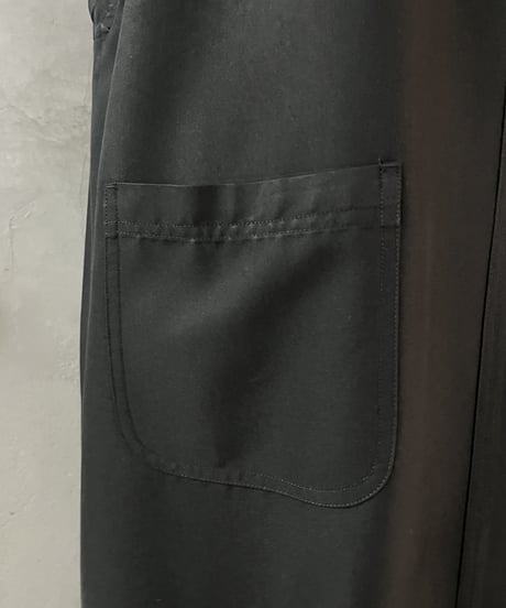 Side Button JumperSkirt BK