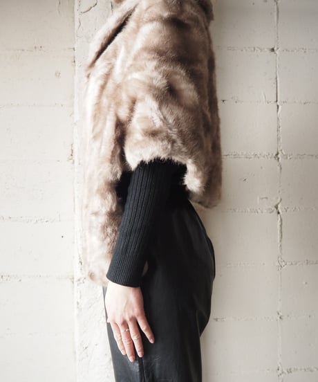 1950～60's Vintage Fake Fur Jacket BE