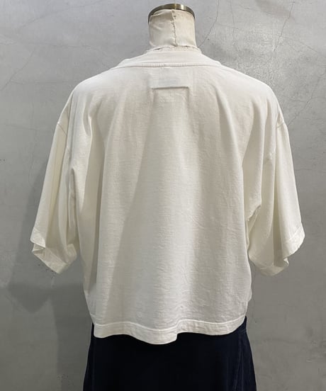MM6 Maison Margiela Print Cropped Tee WH