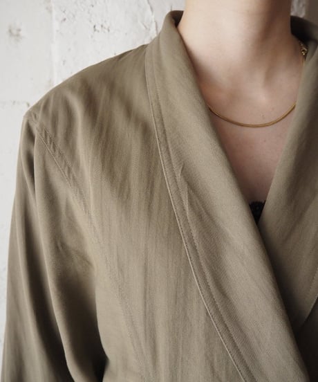 Shawl Collar  Double Breasted Dress BE